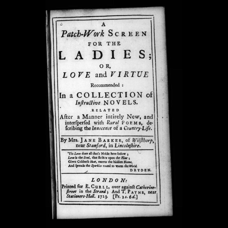 5 A patch work screen for barker jane 1723