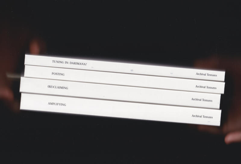 Archival Textures horizontal book spines