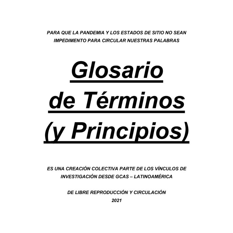 GCAS-La Glosario.